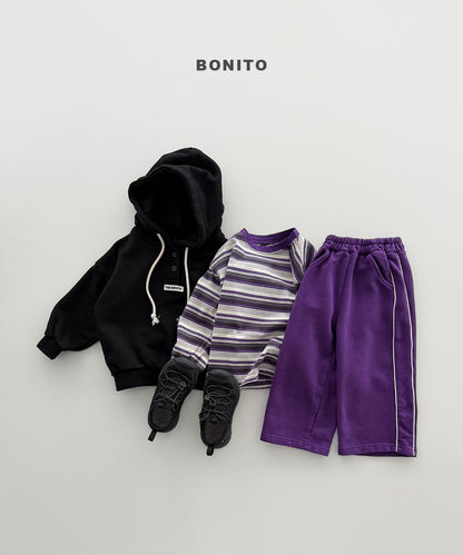 07.Track Stripe Ribbed T-Shirt