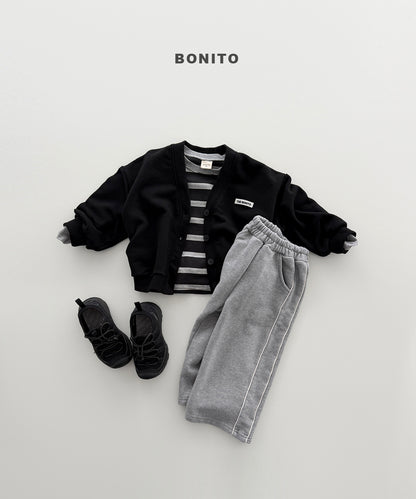 19.Haru Stripe Ribbed T-Shirt