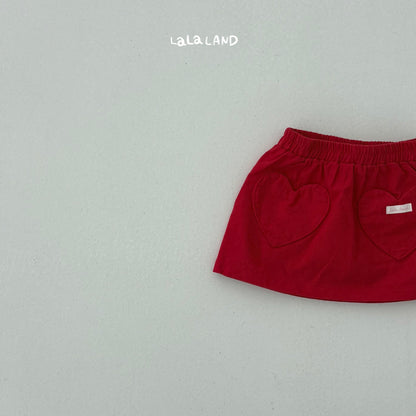【PREORDER受付終了、ご希望はお問い合わせください。】74.Heart Mini Skirt