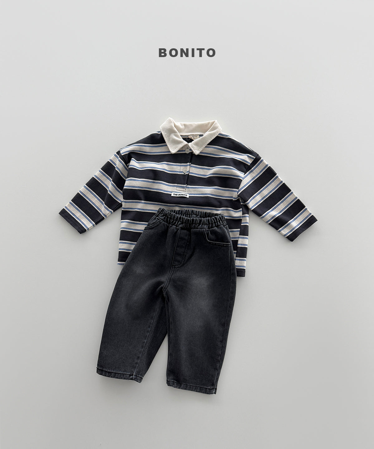 26.Striped Polo Shirt