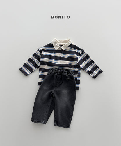 26.Striped Polo Shirt