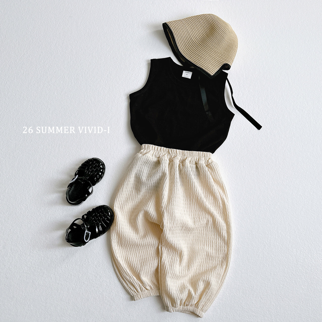 【PREORDER受付終了、ご希望はお問い合わせください。】123.Strap Bonnet Hat