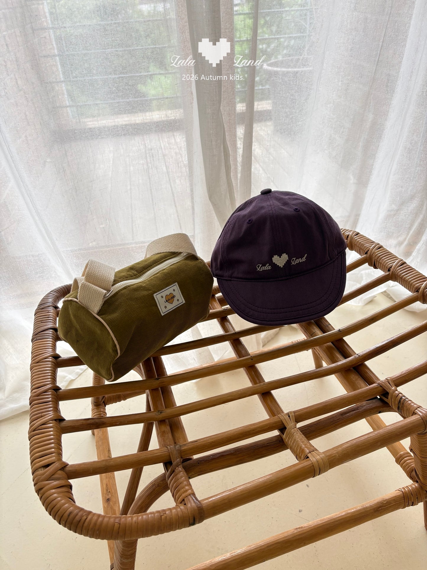 【PRE-ODER〆8.9(sun)】02.Cylinder Corduroy Cross Bag | lalaland