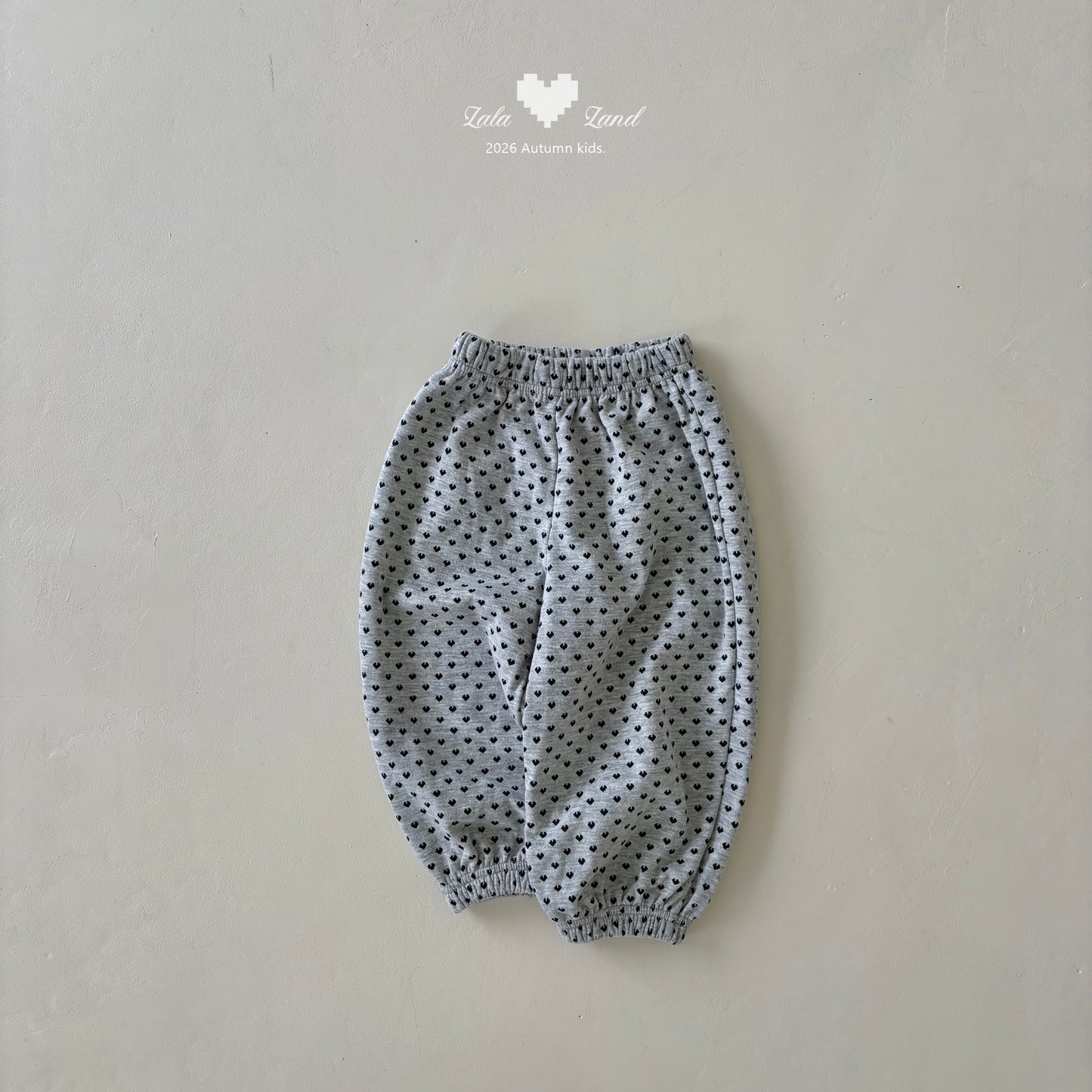 【PRE-ODER〆8.9(sun)】19.Heart Jogger Pants | lalaland