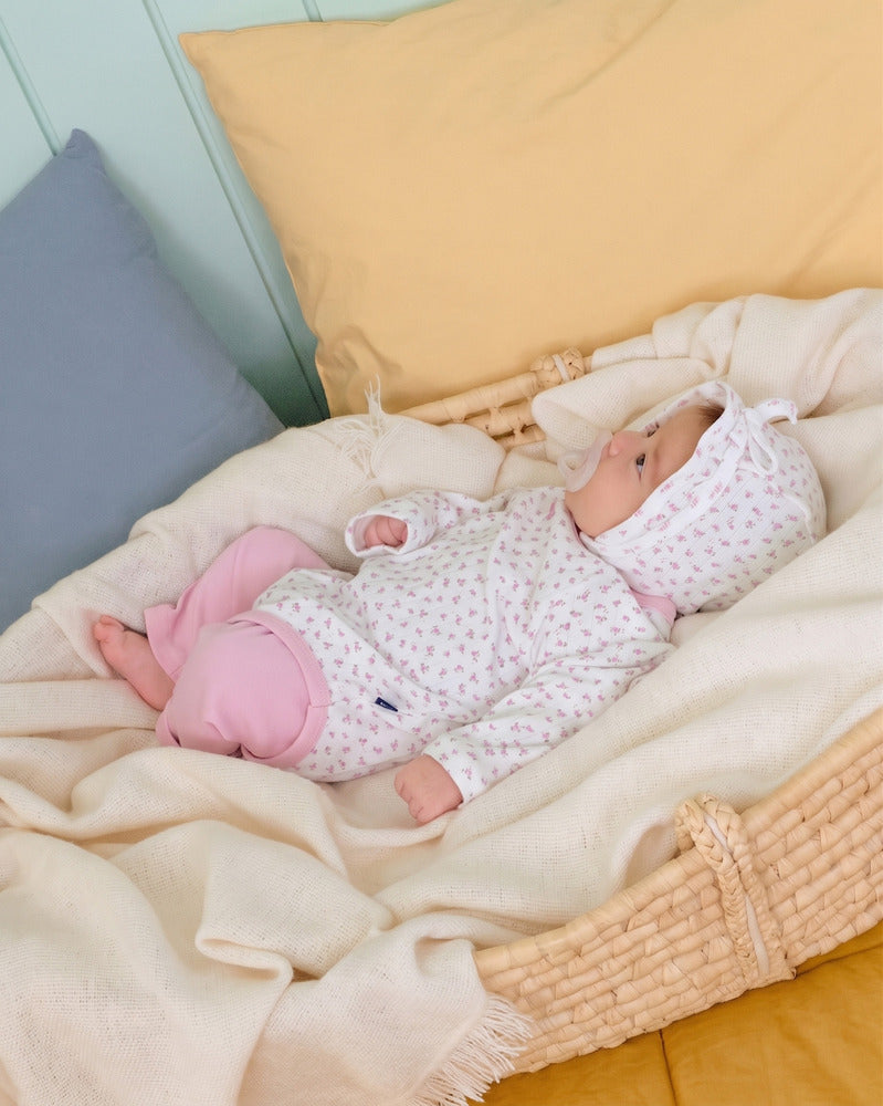 【PRE-ODER〆8.9(sun)】25.(Bebe) Coco Flower Romper | oottbebe