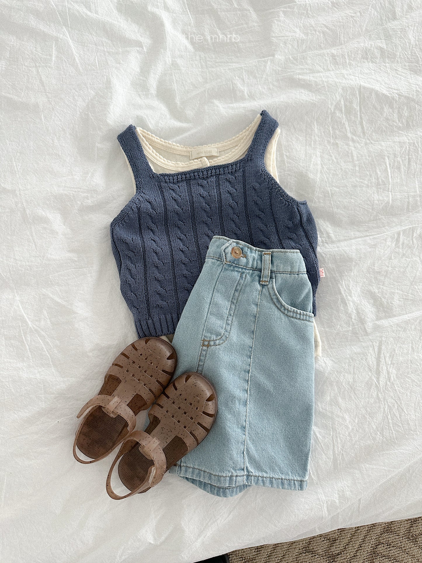 Cable Knit Vest | minirobe
