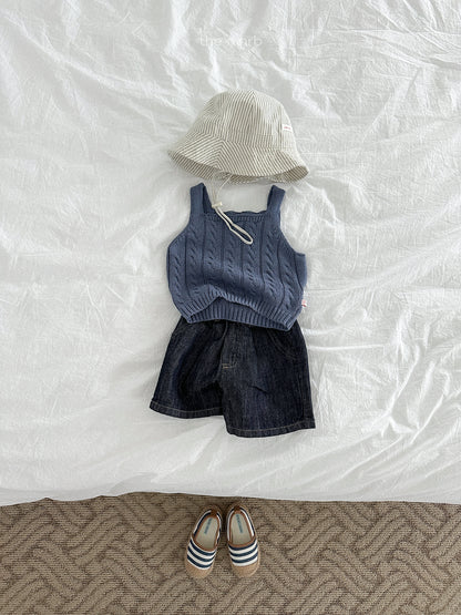 Cable Knit Vest | minirobe