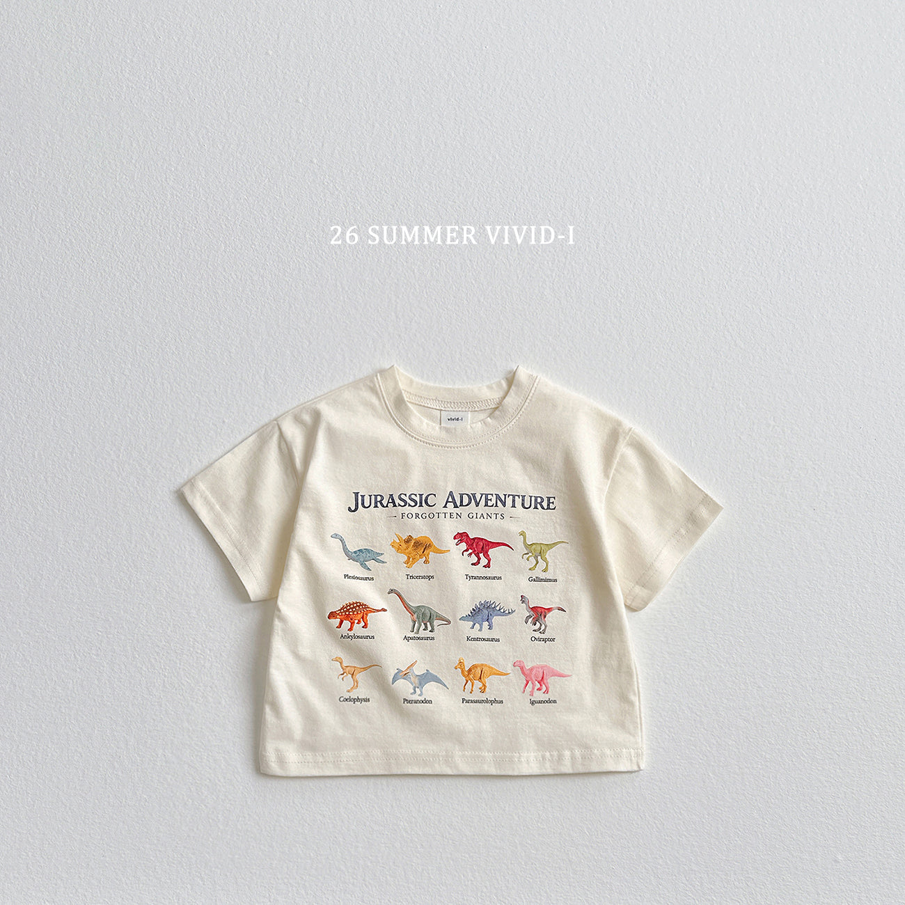【PREORDER受付終了、ご希望はお問い合わせください。】49.Little Dino ShortSleeve Tee