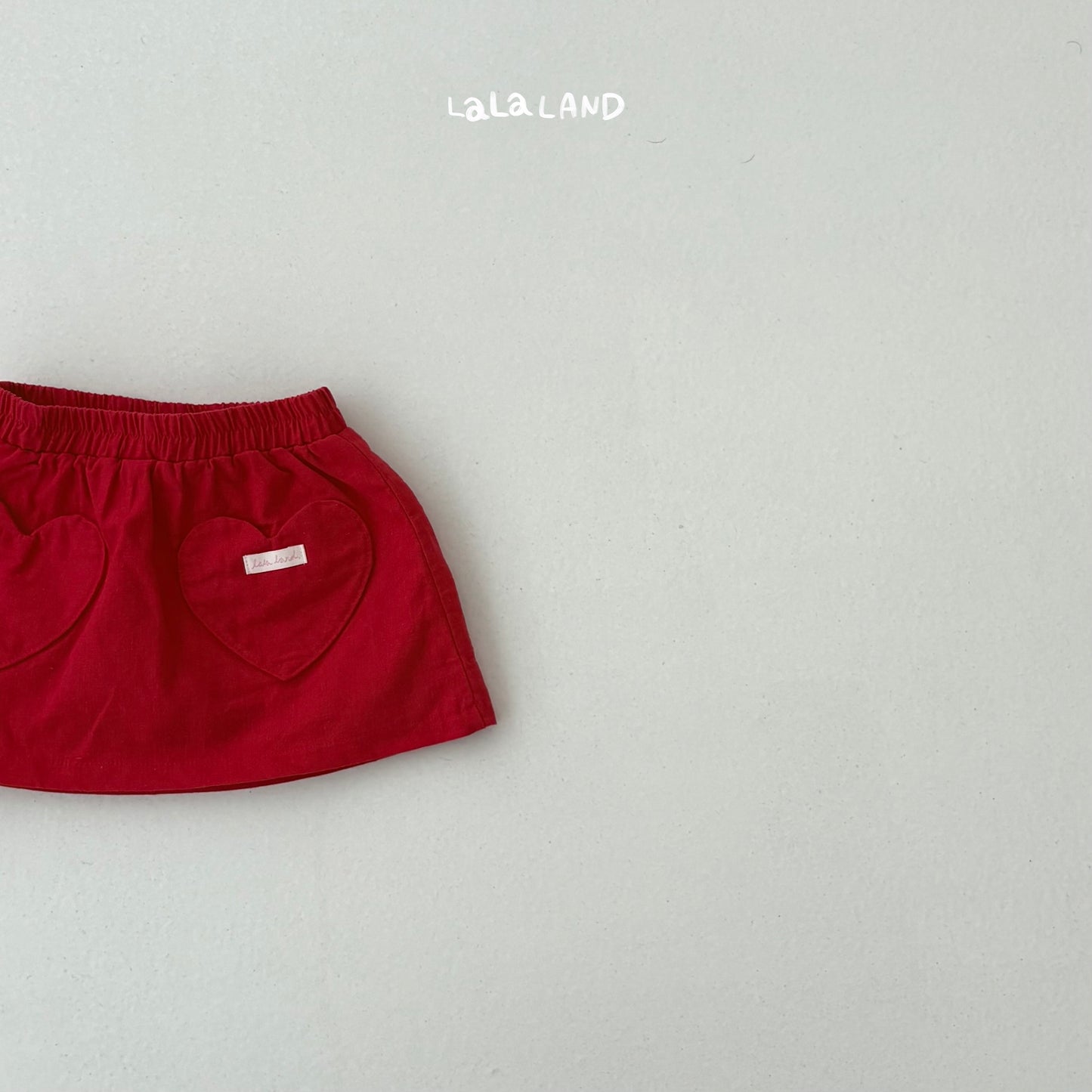 【PREORDER受付終了、ご希望はお問い合わせください。】74.Heart Mini Skirt