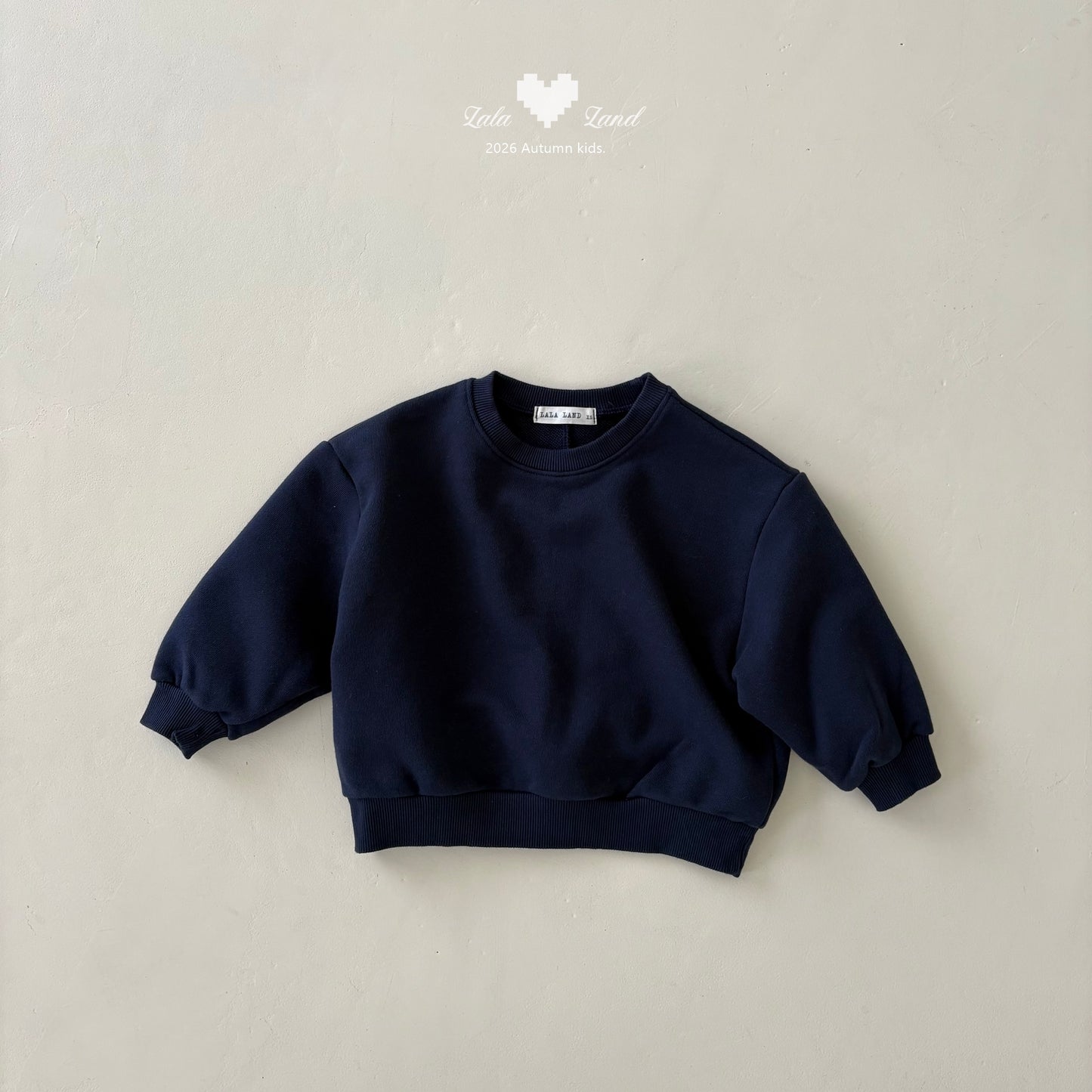 【PRE-ODER〆8.9(sun)】28.Round Panel Sweatshirt | lalaland