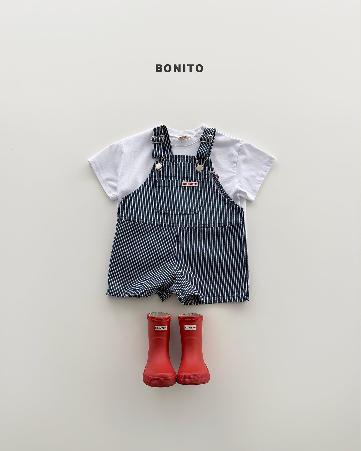 【PREORDER 4日間限定】13.stripe overall pants