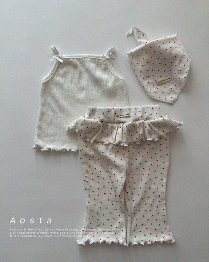 【PREORDER受付終了、ご希望はお問い合わせください。】65.Kiki Frill Pants