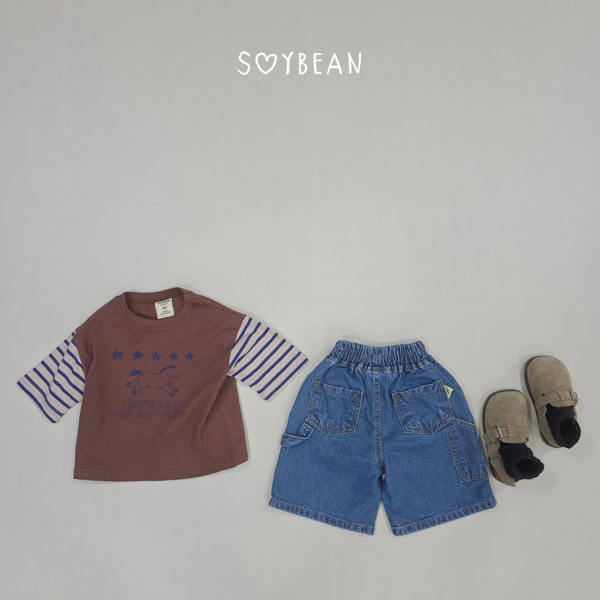 【秋のPRE-ODER 5%OFF】28.Pony Star Cropped Tee (7 Sizes)