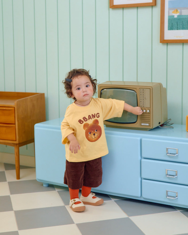 【PRE-ODER〆8.9(sun)】12.Bread Raglan T-Shirt – Kids | oottbebe