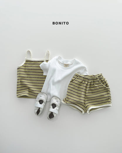 【期間限定 PRE-ODER】1.Planning) Bébé 1+1 Ribbed Tee