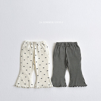 【PREORDER受付終了、ご希望はお問い合わせください。】30.Pattern Bell 7分丈 Pants
