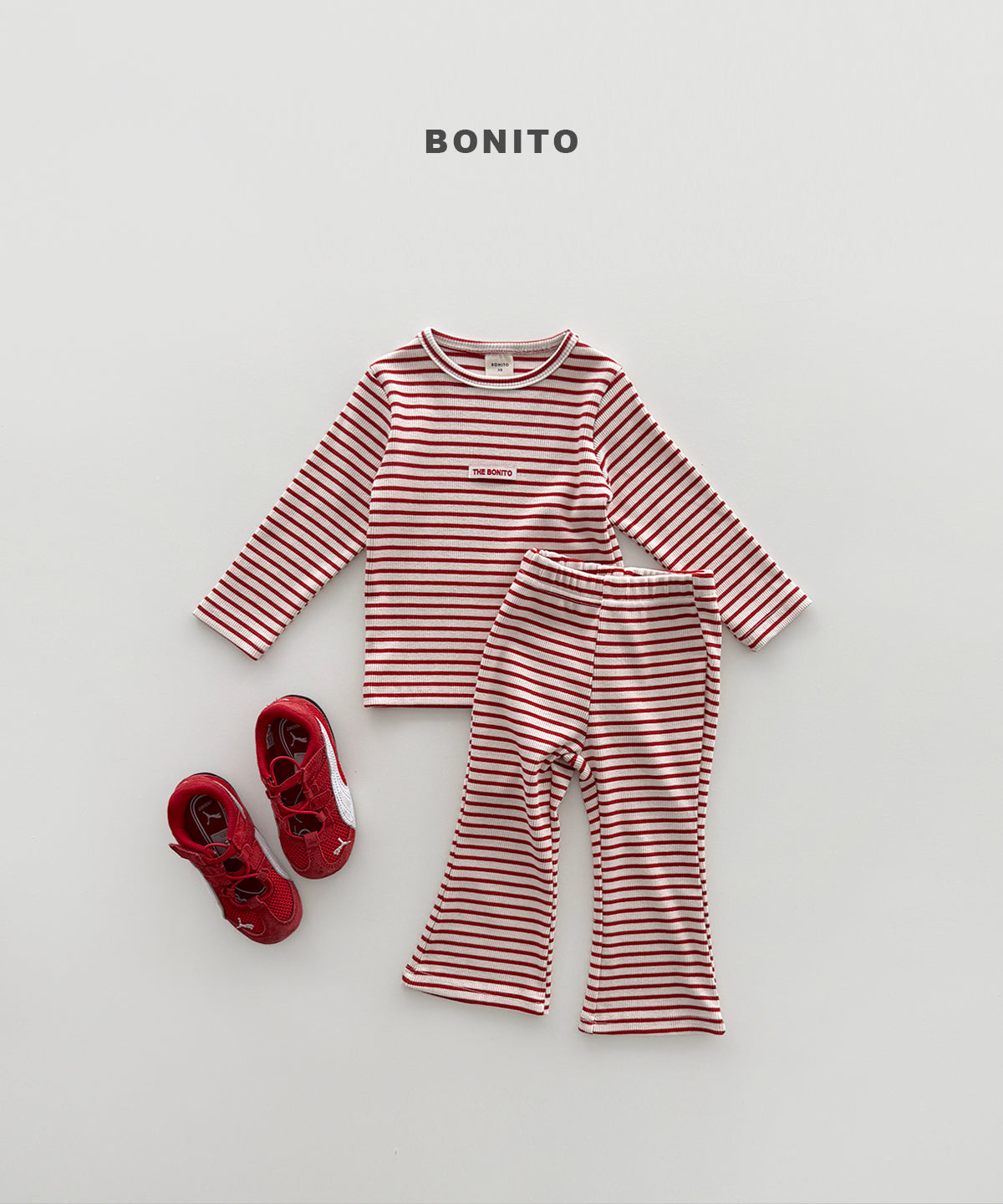 49.Heavyweight Stripe Slim Set