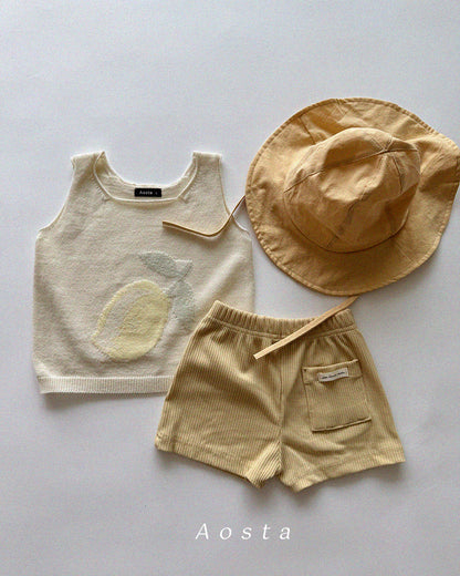 【PREORDER受付終了、ご希望はお問い合わせください。】19.Knit Fruit Vest