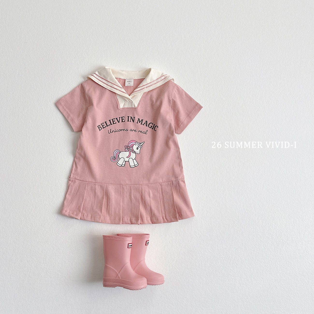 【PREORDER受付終了、ご希望はお問い合わせください。】92.Unicorn Sailor Dress