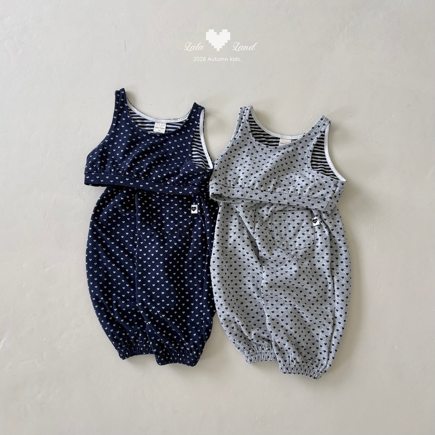 【PRE-ODER〆8.9(sun)】19.Heart Jogger Pants | lalaland