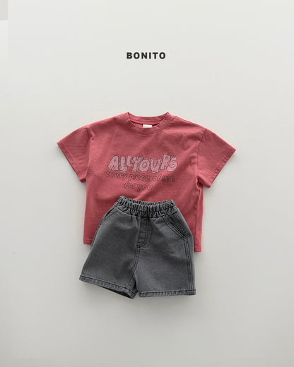 【PREORDER 4日間限定】25.all yours drawing tee