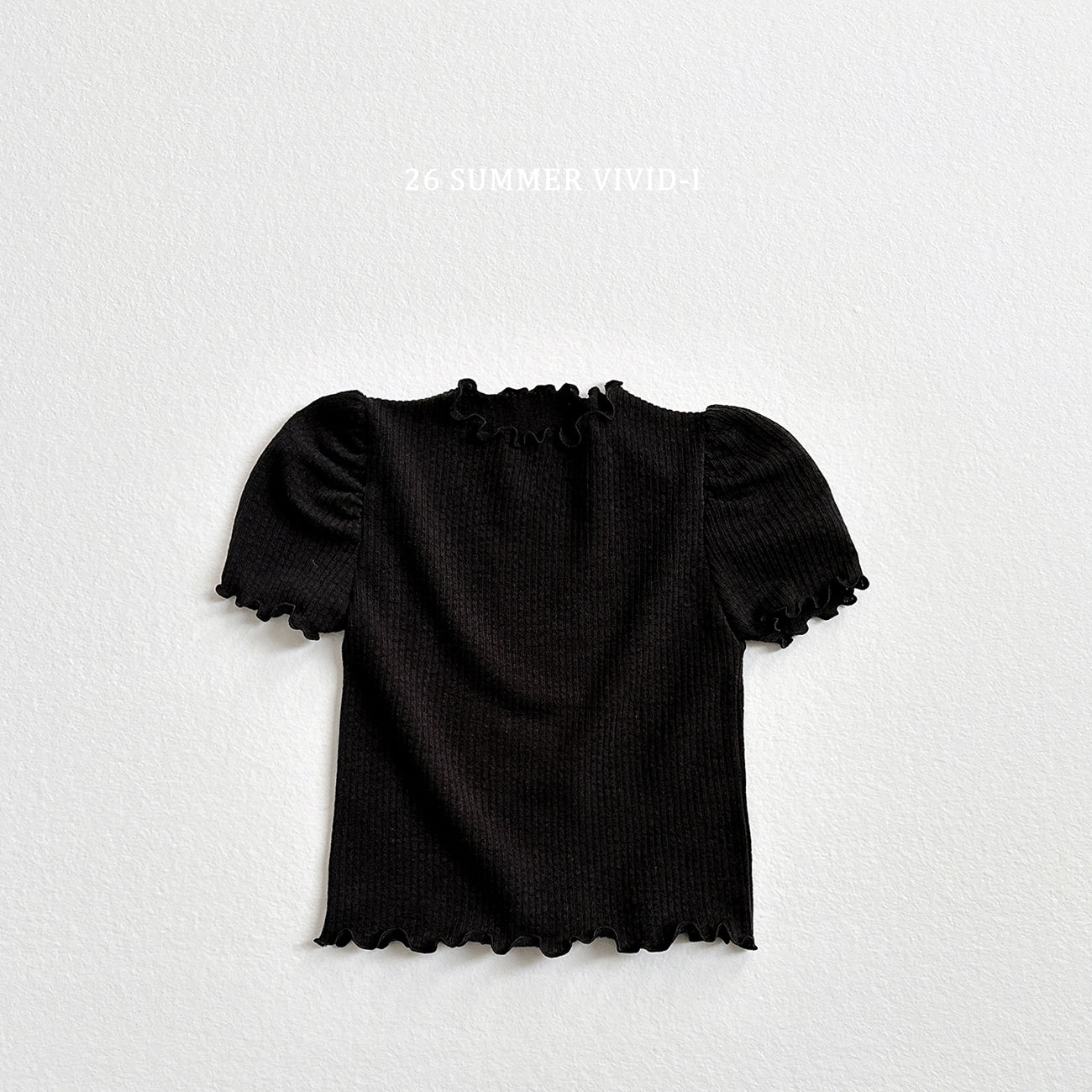 【PREORDER受付終了、ご希望はお問い合わせください。】78.Shirring Puff Flare Tee