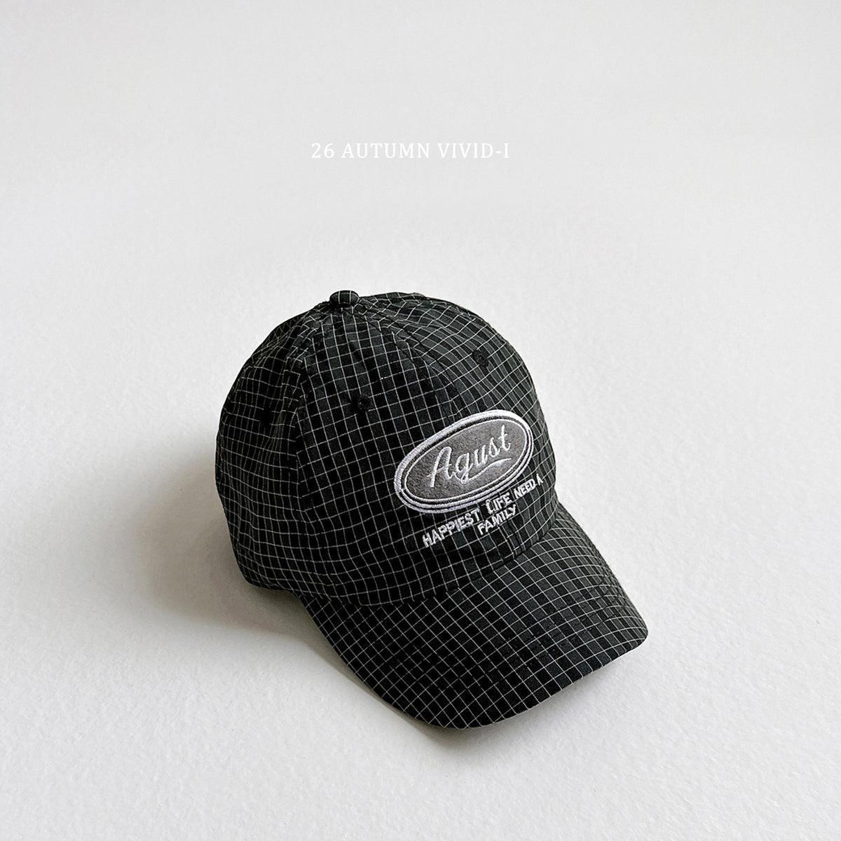 【秋のPRE-ODER 5%OFF】105.August Check Cap