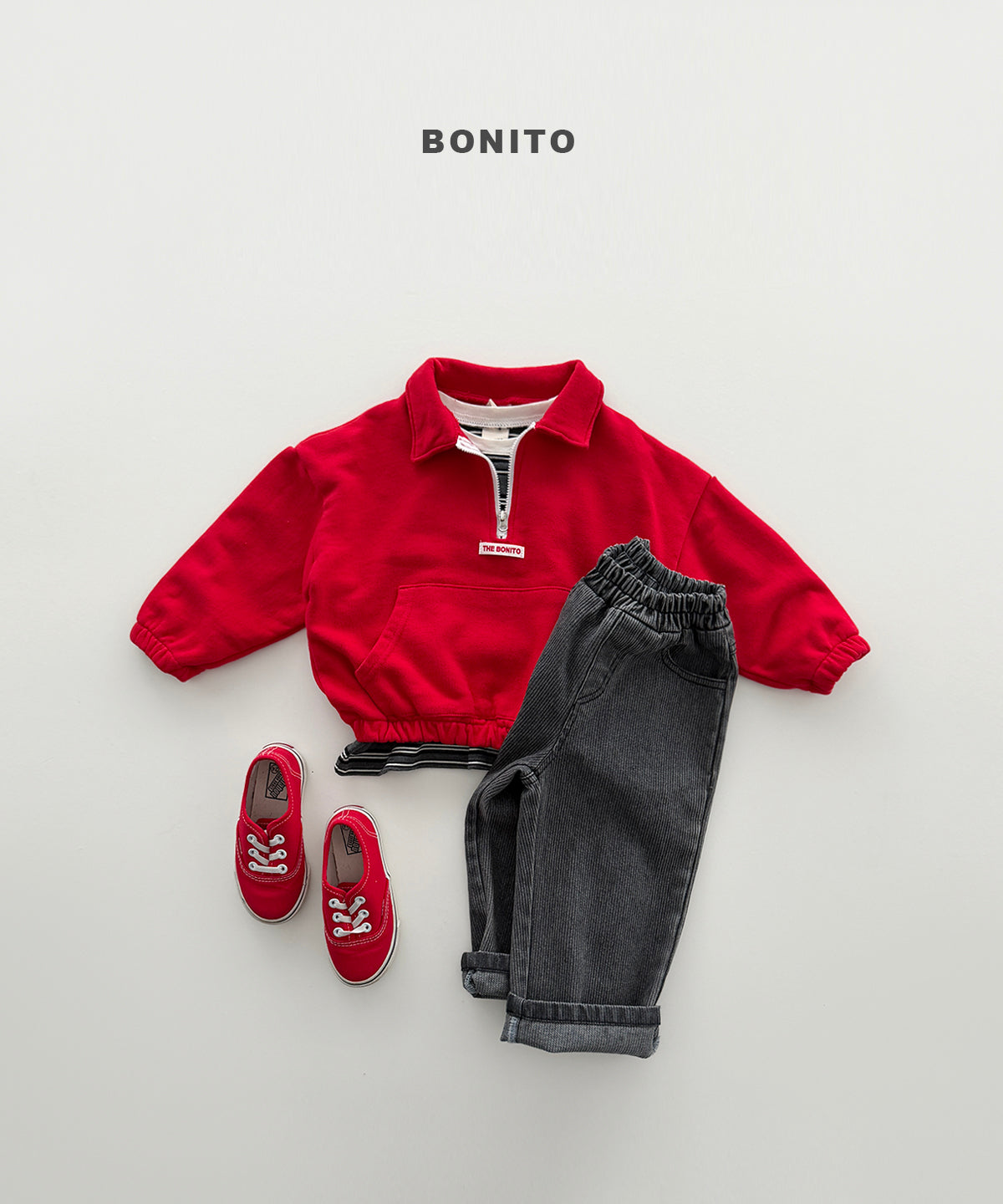43.Collared Zip-Up Jacket