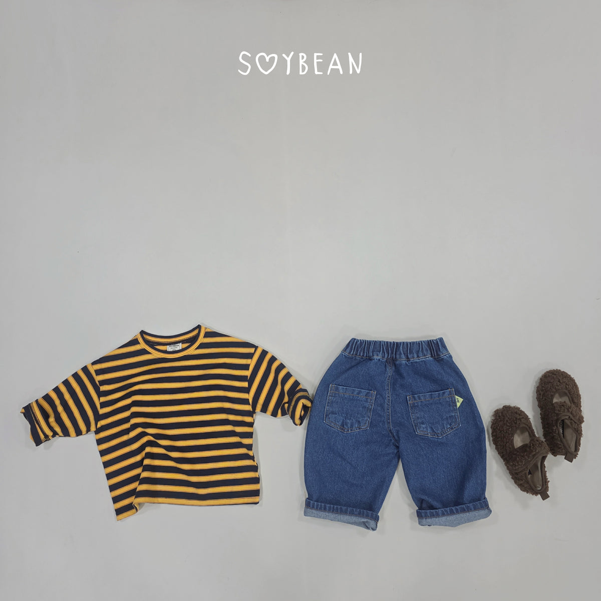 【秋のPRE-ODER 5%OFF】09.Oversized Boxy Stripe Tee (7 Sizes)