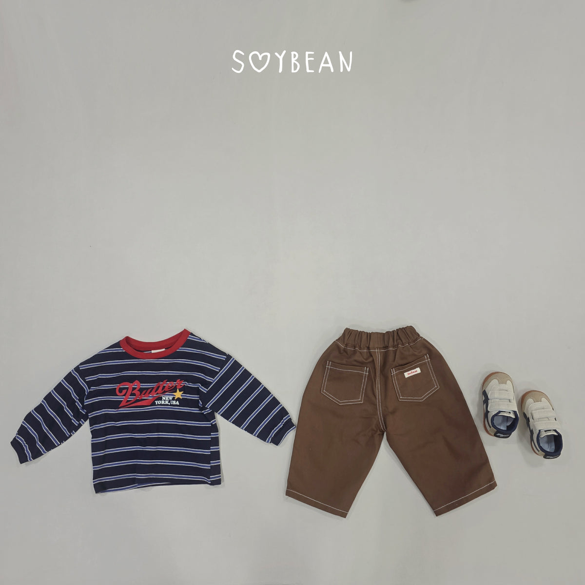 【秋のPRE-ODER 5%OFF】18.Butter Stripe Tee (7 Sizes)