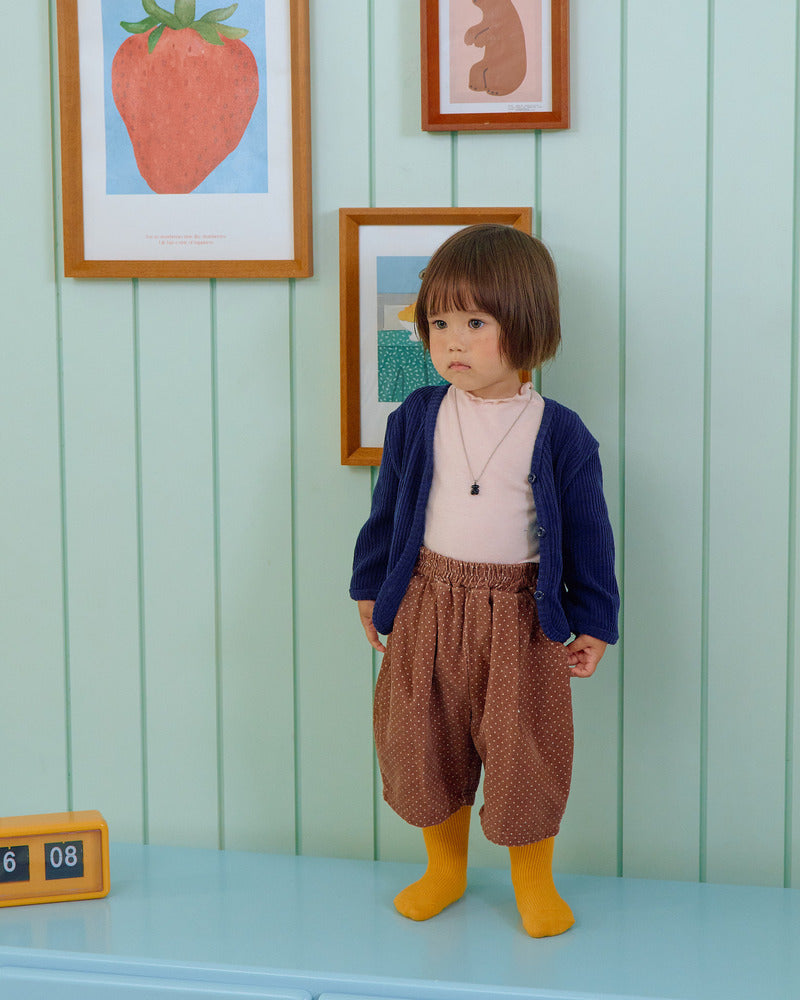 【PRE-ODER〆8.9(sun)】45.Petit Dot Pumpkin Pants – 6/10 Length | oottbebe