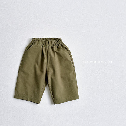 【PREORDER受付終了、ご希望はお問い合わせください。】8.[Set] 7分丈 Basic Cotton Pants