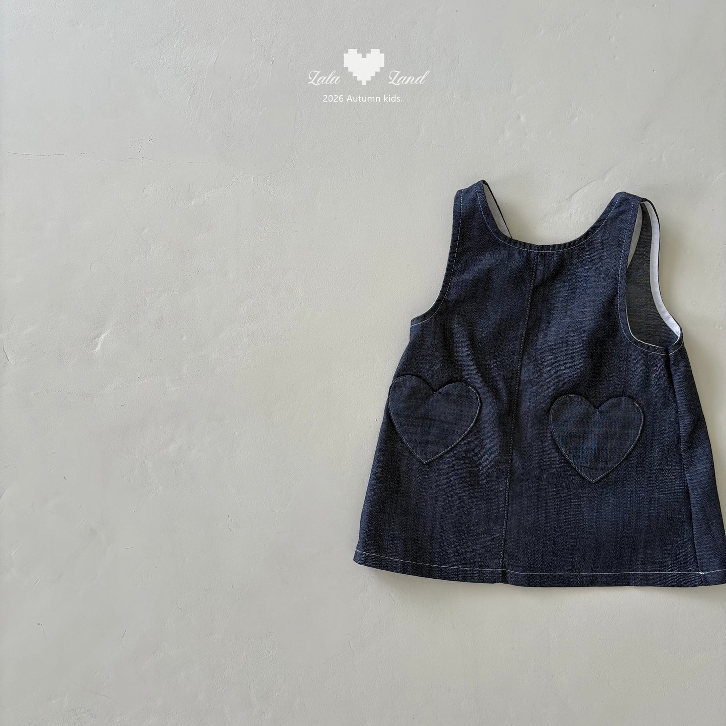 【PRE-ODER〆8.9(sun)】12.Heart-pocket Dress | lalaland