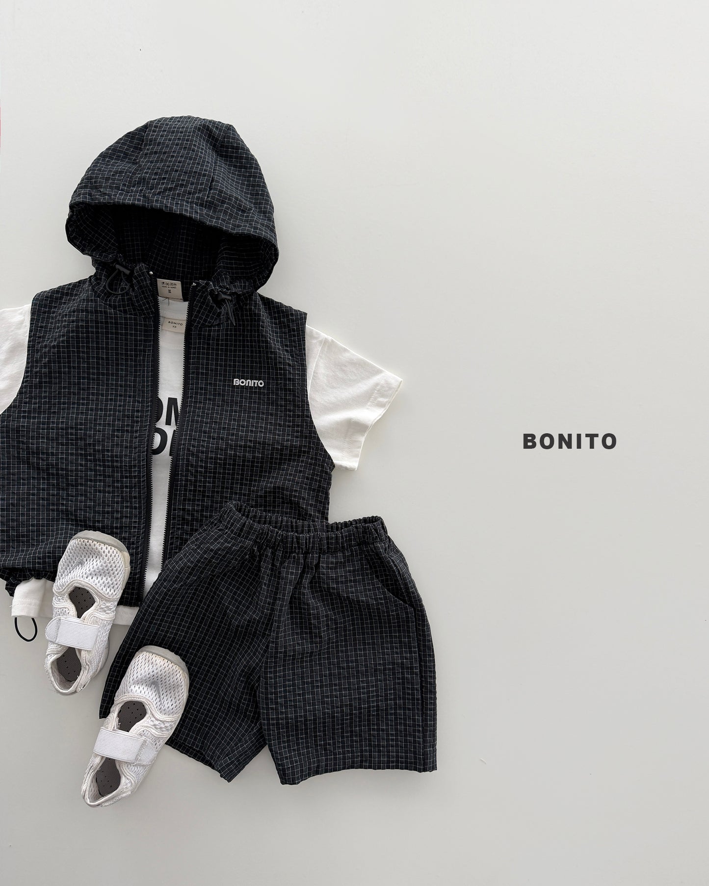【PREORDER 4日間限定】39.high vest zip-up set