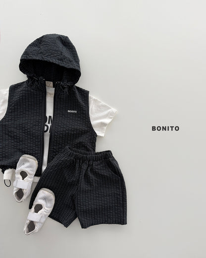 【PREORDER 4日間限定】39.high vest zip-up set