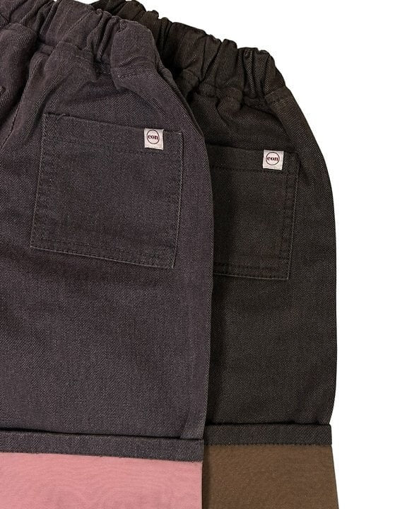 【PRE-ODER〆8.9(sun)】11.Tone-on-Tone Pigment Roll-Up Pants | CON