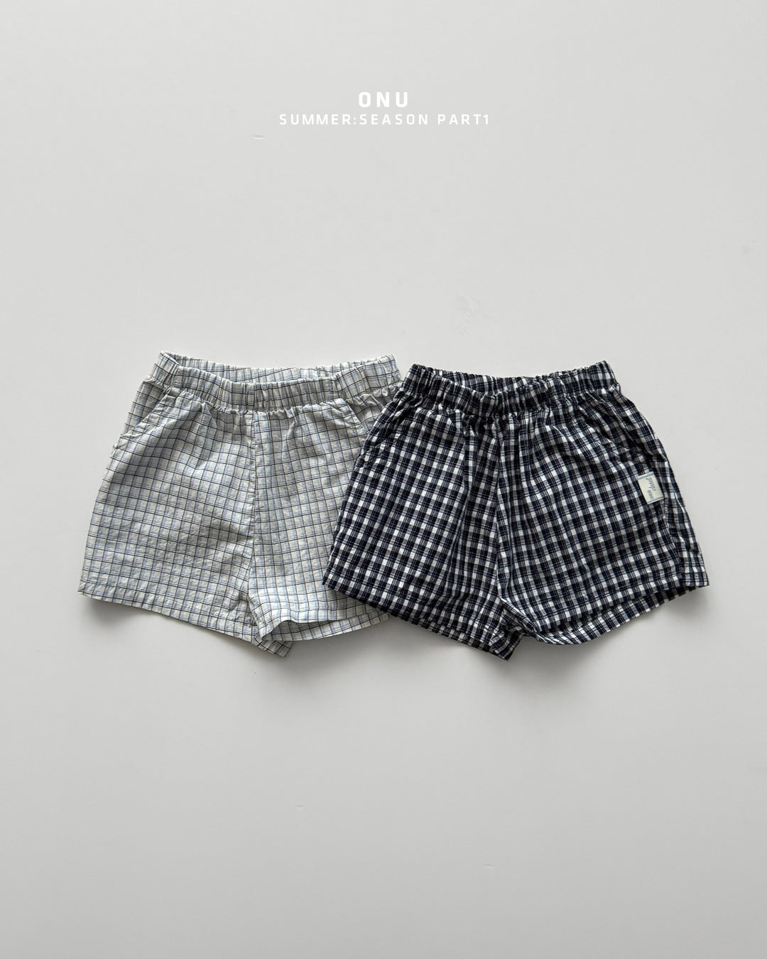 【PREORDER受付終了、ご希望はお問い合わせください。】45.Check shorts