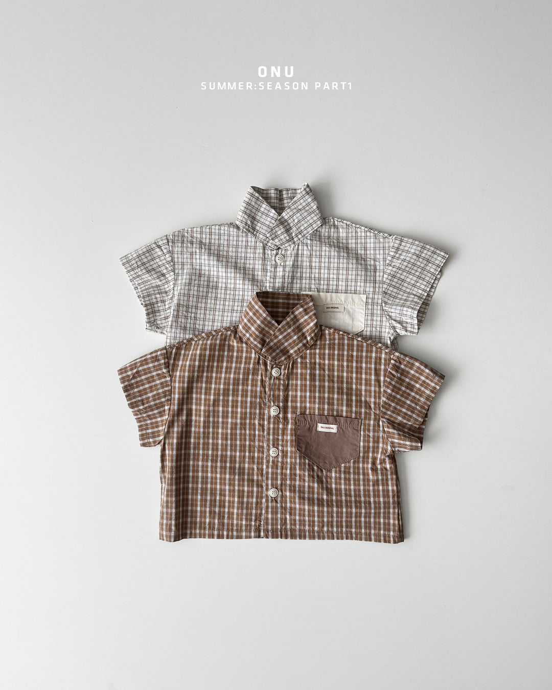 【PREORDER受付終了、ご希望はお問い合わせください。】42.Summer check shirt