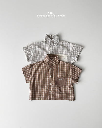 【PREORDER受付終了、ご希望はお問い合わせください。】42.Summer check shirt