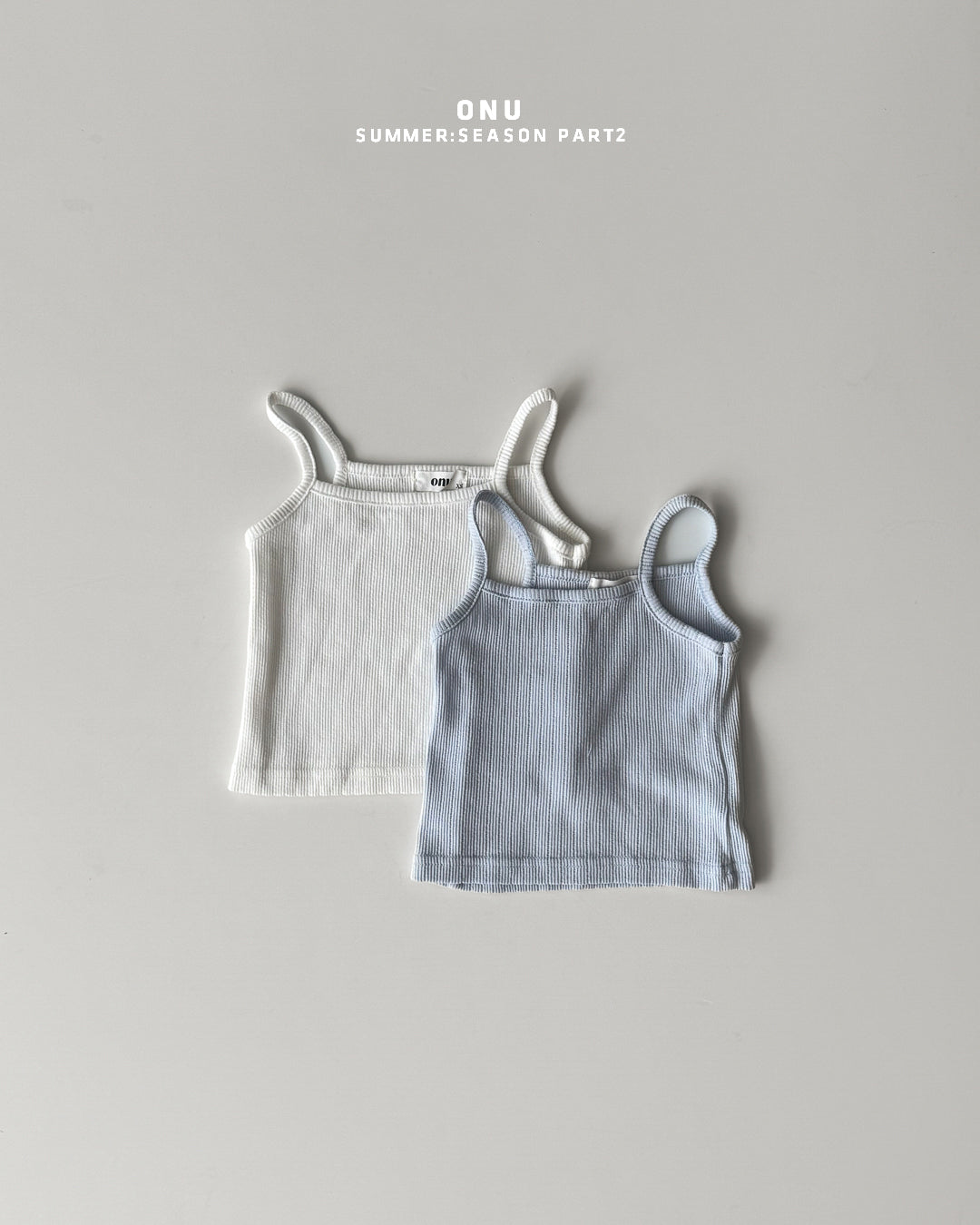 【期間限定 PRE-ODER】6.Ribbed Strap Sleeveless Top