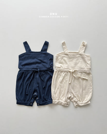 【PREORDER受付終了、ご希望はお問い合わせください。】52.Baby ribbed overalls
