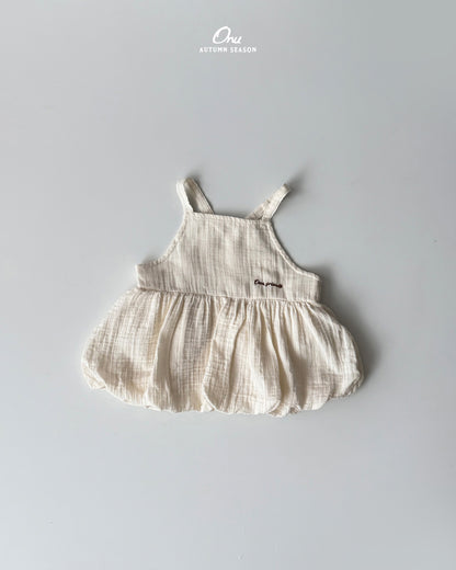 39. Balloon Overall Dress