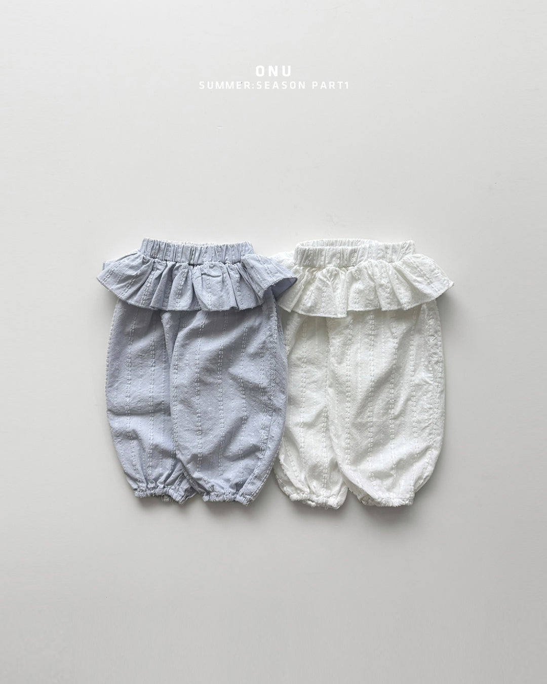 【PREORDER受付終了、ご希望はお問い合わせください。】27.Frill bloomer pants