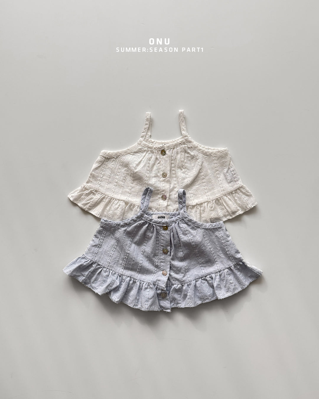 【PREORDER受付終了、ご希望はお問い合わせください。】26.Frill sleeveless blouse