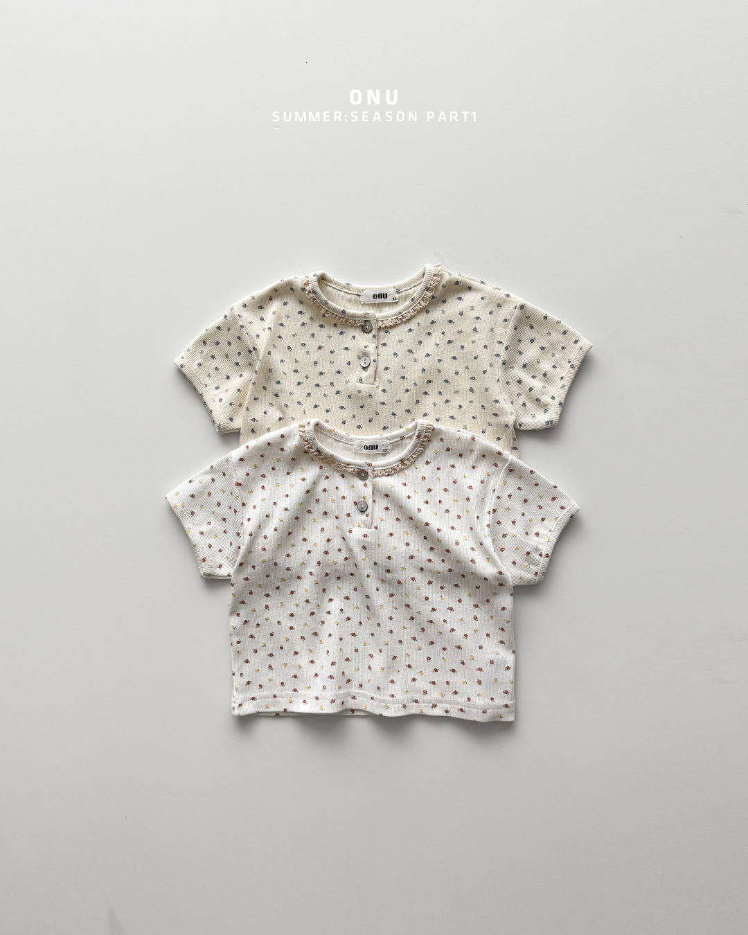 【PREORDER受付終了、ご希望はお問い合わせください。】31.Flower lace tee