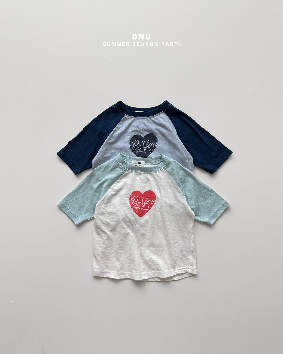 【PREORDER受付終了、ご希望はお問い合わせください。】06.Heart 3/4 sleeve tee
