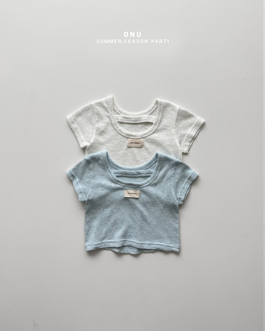 【PREORDER受付終了、ご希望はお問い合わせください。】01.U-neck short sleeve tee