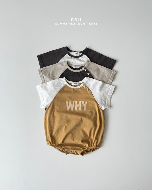 【PREORDER受付終了、ご希望はお問い合わせください。】48.Baby WHY raglan suit