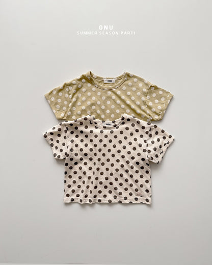 【PREORDER受付終了、ご希望はお問い合わせください。】21.Eco dot short sleeve tee