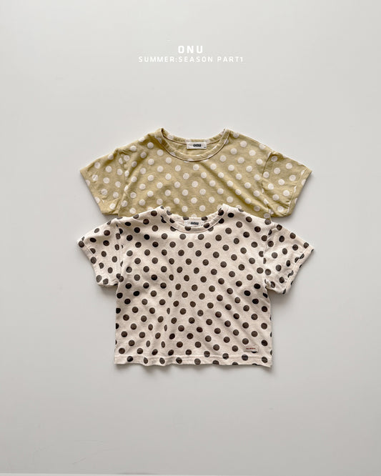 【PREORDER受付終了、ご希望はお問い合わせください。】21.Eco dot short sleeve tee